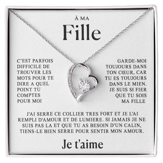 "à ma fille, je t'aime"